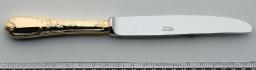 Carving knife in gilded silver plated - Ercuis